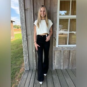 Judy Blue Black Flare Jeans